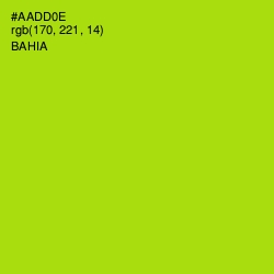 #AADD0E - Bahia Color Image