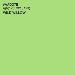 #AADD7B - Wild Willow Color Image