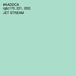 #AADDCA - Jet Stream Color Image