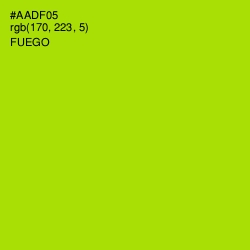 #AADF05 - Fuego Color Image