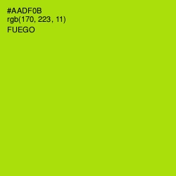 #AADF0B - Fuego Color Image