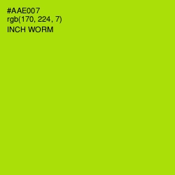 #AAE007 - Inch Worm Color Image