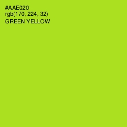 #AAE020 - Green Yellow Color Image
