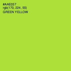 #AAE037 - Green Yellow Color Image