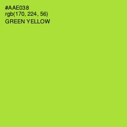 #AAE038 - Green Yellow Color Image
