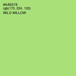 #AAE078 - Wild Willow Color Image
