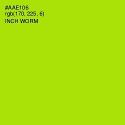 #AAE106 - Inch Worm Color Image