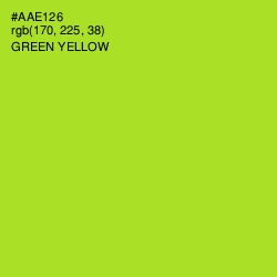 #AAE126 - Green Yellow Color Image