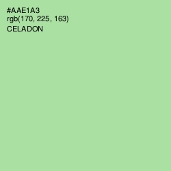 #AAE1A3 - Celadon Color Image