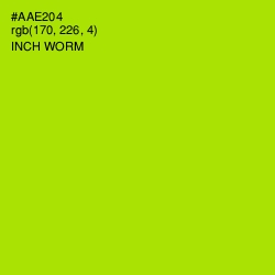 #AAE204 - Inch Worm Color Image