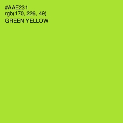 #AAE231 - Green Yellow Color Image