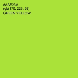 #AAE23A - Green Yellow Color Image