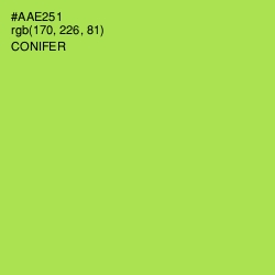 #AAE251 - Conifer Color Image