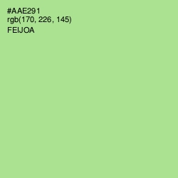 #AAE291 - Feijoa Color Image