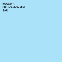 #AAE2FA - Sail Color Image