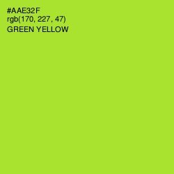 #AAE32F - Green Yellow Color Image