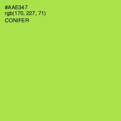 #AAE347 - Conifer Color Image