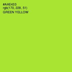 #AAE433 - Green Yellow Color Image