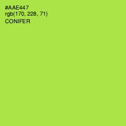 #AAE447 - Conifer Color Image