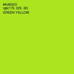 #AAE520 - Green Yellow Color Image