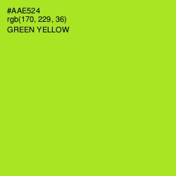 #AAE524 - Green Yellow Color Image