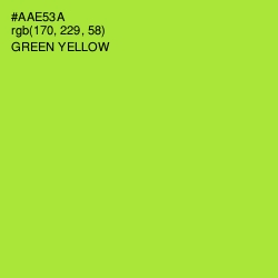 #AAE53A - Green Yellow Color Image