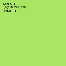 #AAE564 - Conifer Color Image