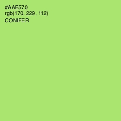 #AAE570 - Conifer Color Image