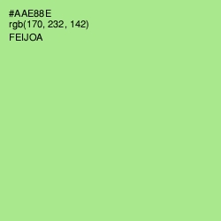 #AAE88E - Feijoa Color Image