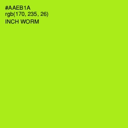 #AAEB1A - Inch Worm Color Image