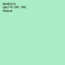 #AAECC4 - Padua Color Image