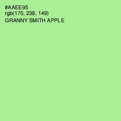 #AAEE95 - Granny Smith Apple Color Image