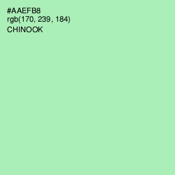 #AAEFB8 - Chinook Color Image