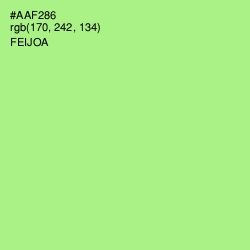 #AAF286 - Feijoa Color Image