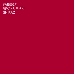 #AB002F - Shiraz Color Image
