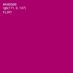 #AB006B - Flirt Color Image