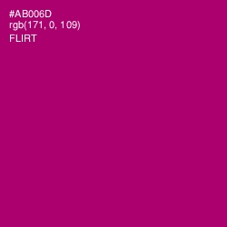 #AB006D - Flirt Color Image