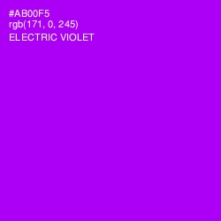 #AB00F5 - Electric Violet Color Image