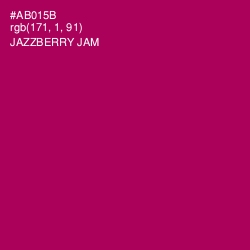 #AB015B - Jazzberry Jam Color Image