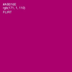 #AB016E - Flirt Color Image