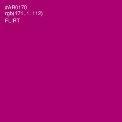 #AB0170 - Flirt Color Image