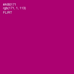 #AB0171 - Flirt Color Image