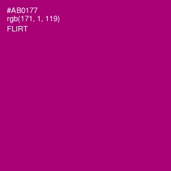 #AB0177 - Flirt Color Image