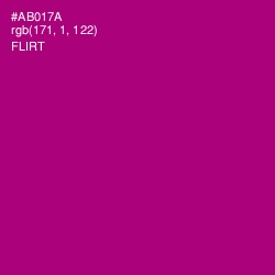 #AB017A - Flirt Color Image