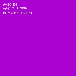 #AB01D1 - Electric Violet Color Image