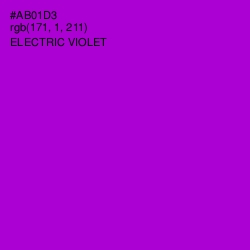 #AB01D3 - Electric Violet Color Image