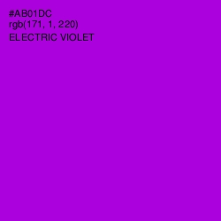 #AB01DC - Electric Violet Color Image