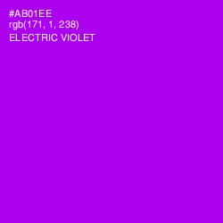 #AB01EE - Electric Violet Color Image