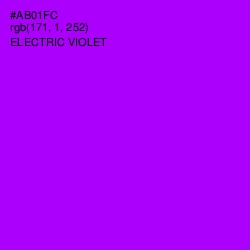 #AB01FC - Electric Violet Color Image