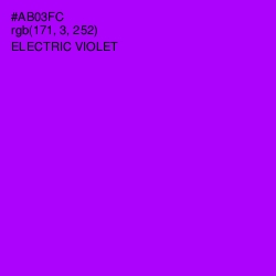 #AB03FC - Electric Violet Color Image